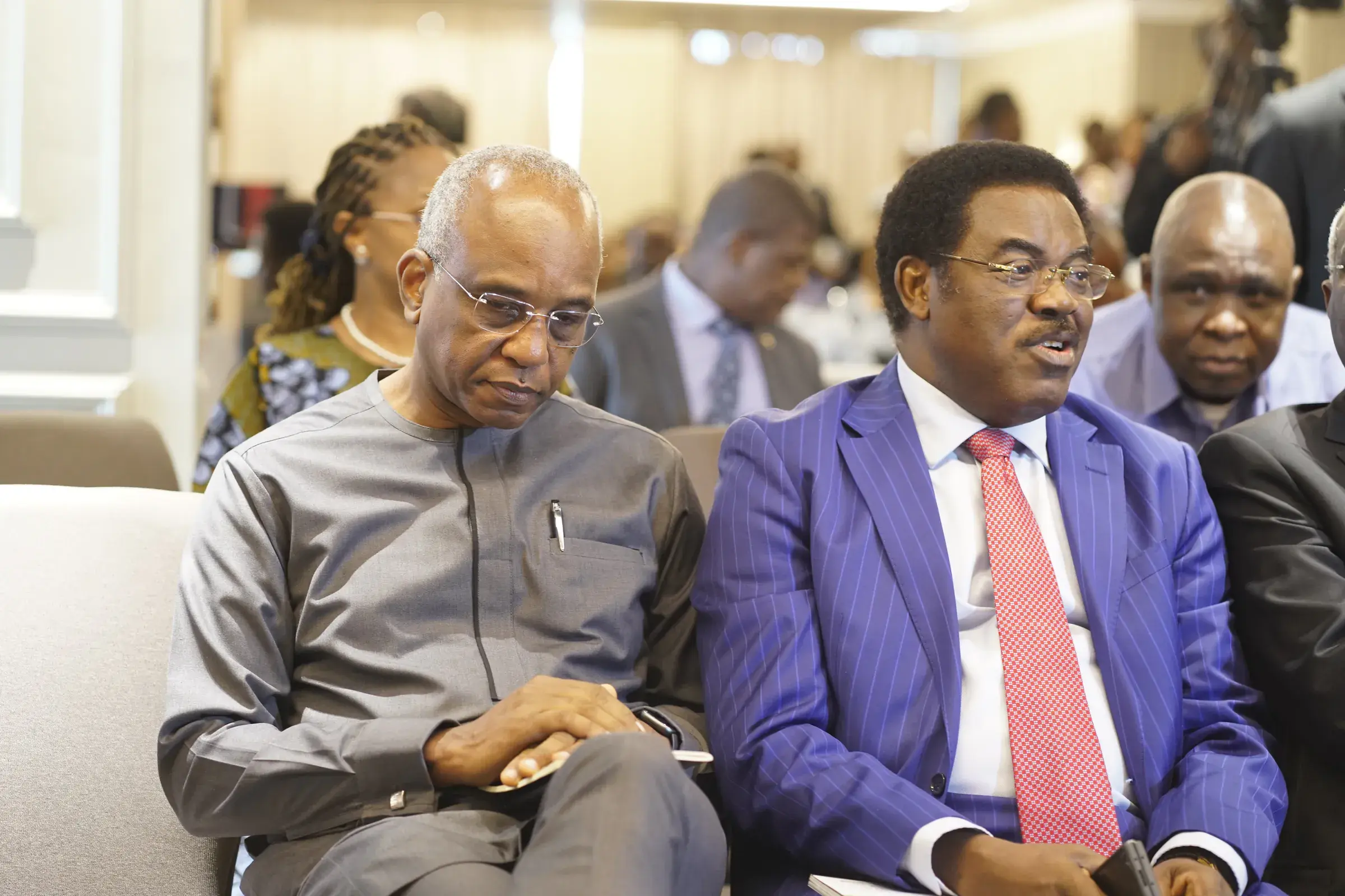 Funso Doherty with people at NBA Ikeja Law Week 2026.